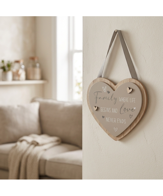 Love & Affection Plaque Family