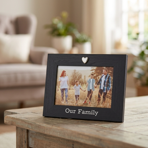 Heartfelt Frame 6x4 Family