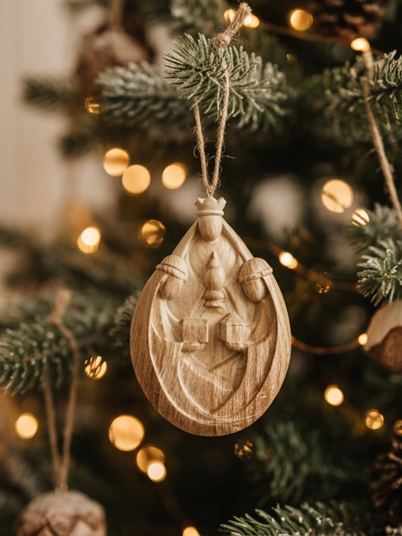 Nativity 3 Wise Man wood Ornament