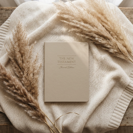 The New Testament, Journal Edition, Large Print Faux Leather (No Index)