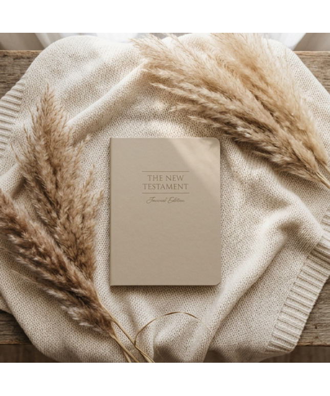 The New Testament, Journal Edition, Large Print Faux Leather (No Index)