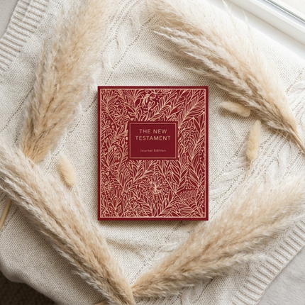 The New Testament, Journal Edition, Burgundy (Unlined)