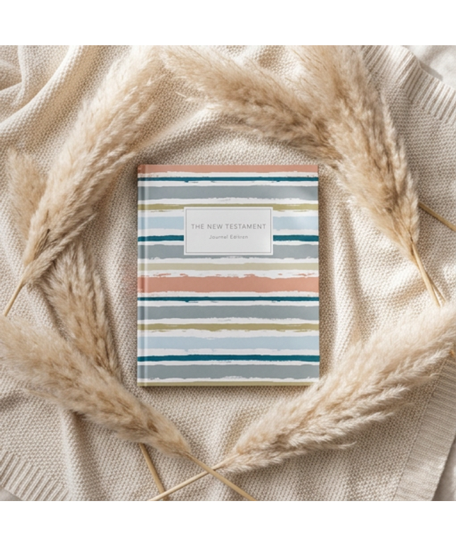 The New Testament Journal Edition, Stripes (No Index)
