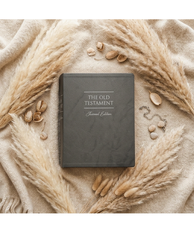 The Old Testament, Journal Edition, Gray (No Index) LINED