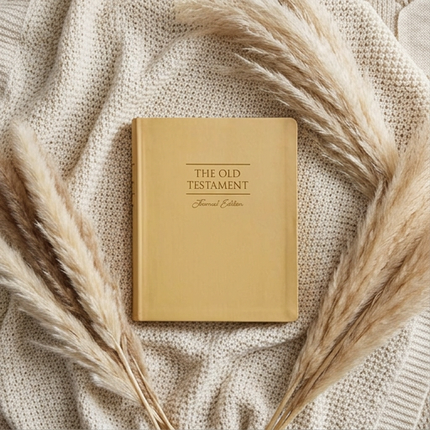 The Old Testament, Journal Edition, Large Print Faux Leather Unlined (No Index)