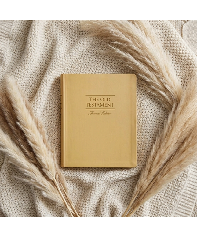 The Old Testament, Journal Edition, Large Print Faux Leather Unlined (No Index)