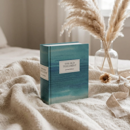 The Old Testament, Journal Edition, Ocean Blue Lined (No Index)