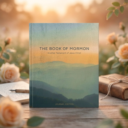 The Book of Mormon, Journal Edition, Mountains (Lined)