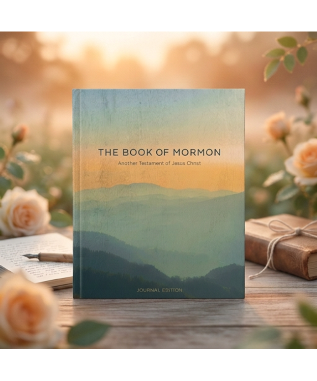 The Book of Mormon, Journal Edition, Mountains (Lined)
