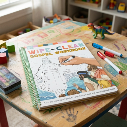 Wipe-Clean Gospel Workbook - Ages 6-8