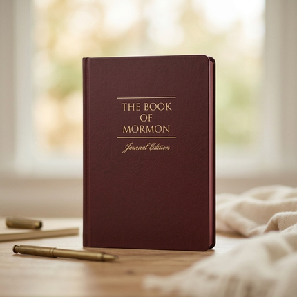 The Book of Mormon, Journal Edition, Red HARDCOVER (No Index)