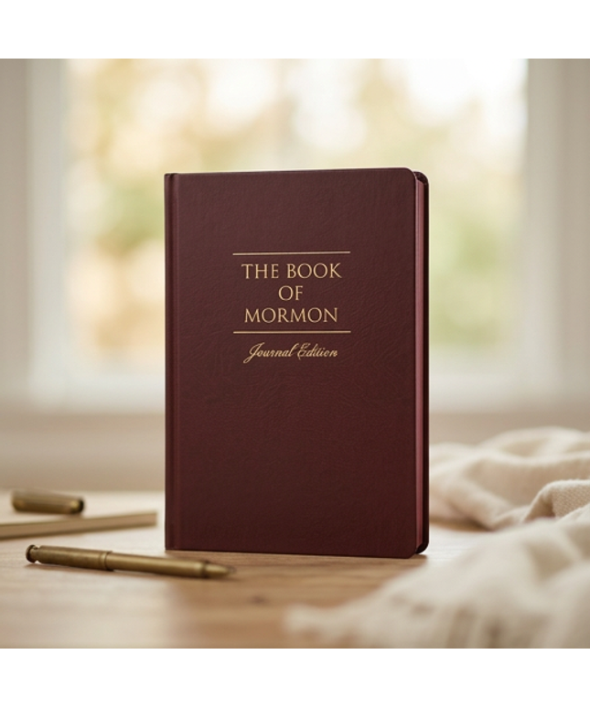 The Book of Mormon, Journal Edition, Red HARDCOVER (No Index)