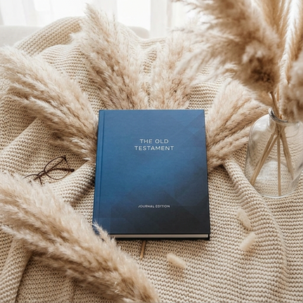 The Old Testament, Journal Edition, Large Print Blue