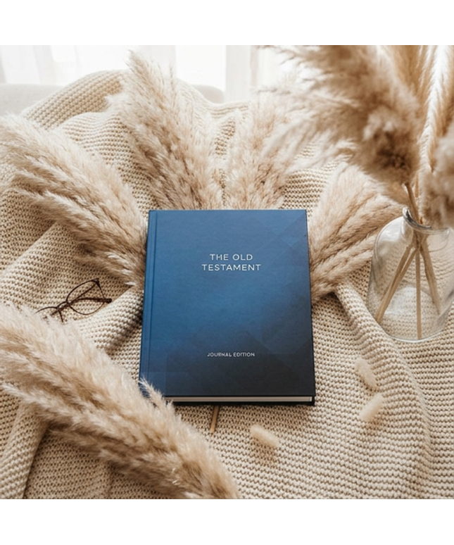 The Old Testament, Journal Edition, Large Print Blue