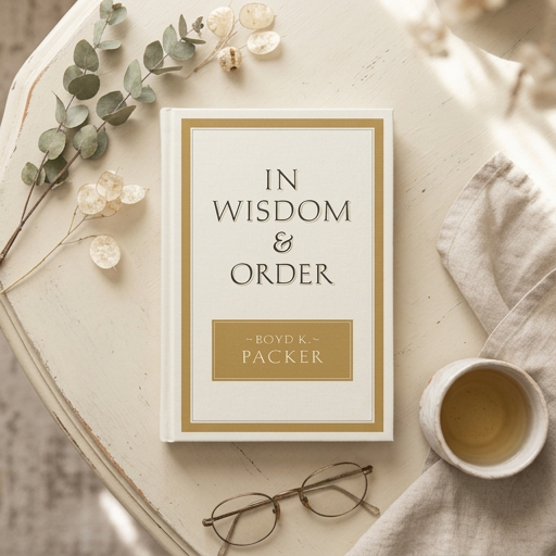 In Wisdom and Order