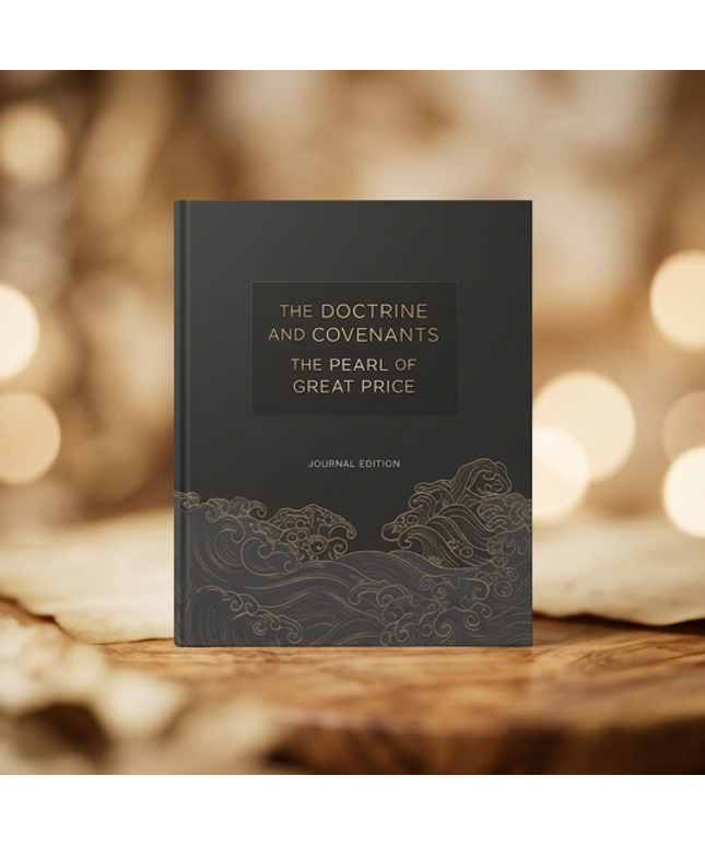 The Doctrine and Covenants and Pearl of Great Price, Journal Edition, Neutral Graphic Lined