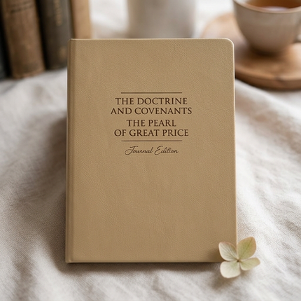 The Doctrine and Covenants and Pearl of Great Price, Journal Edition, Large Print Faux Leather Unlined (No Index)