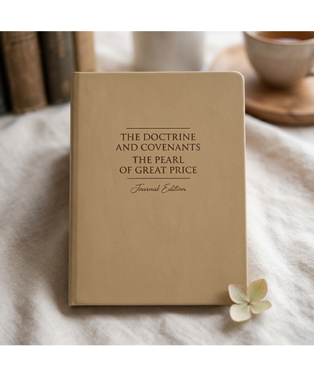 The Doctrine and Covenants and Pearl of Great Price, Journal Edition, Large Print Faux Leather Unlined (No Index)