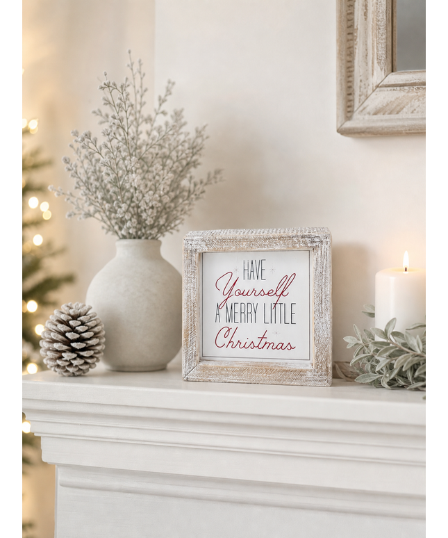 There's No Place Like Home Reversible Wooden Sign