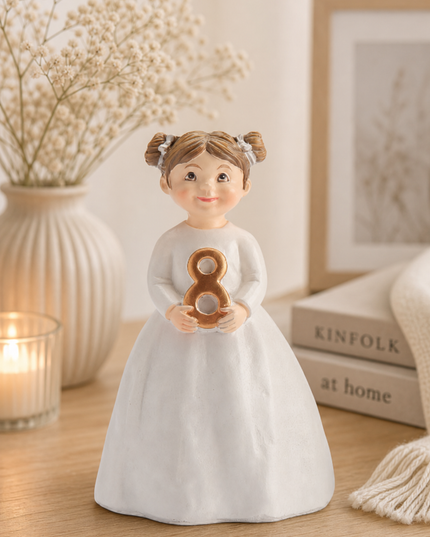 My Special Day Vintage Baptism Figurine Light Brown