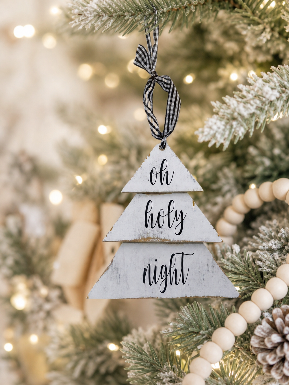 Oh Holy Night Tree Ornament