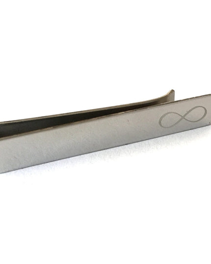 Infinity Tie Bar carded "A Father's calling is eternal…for both time and eternity." Gift for Father (Fathersday)