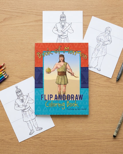 Book of Mormon, Flip and Draw: Colouring Book
