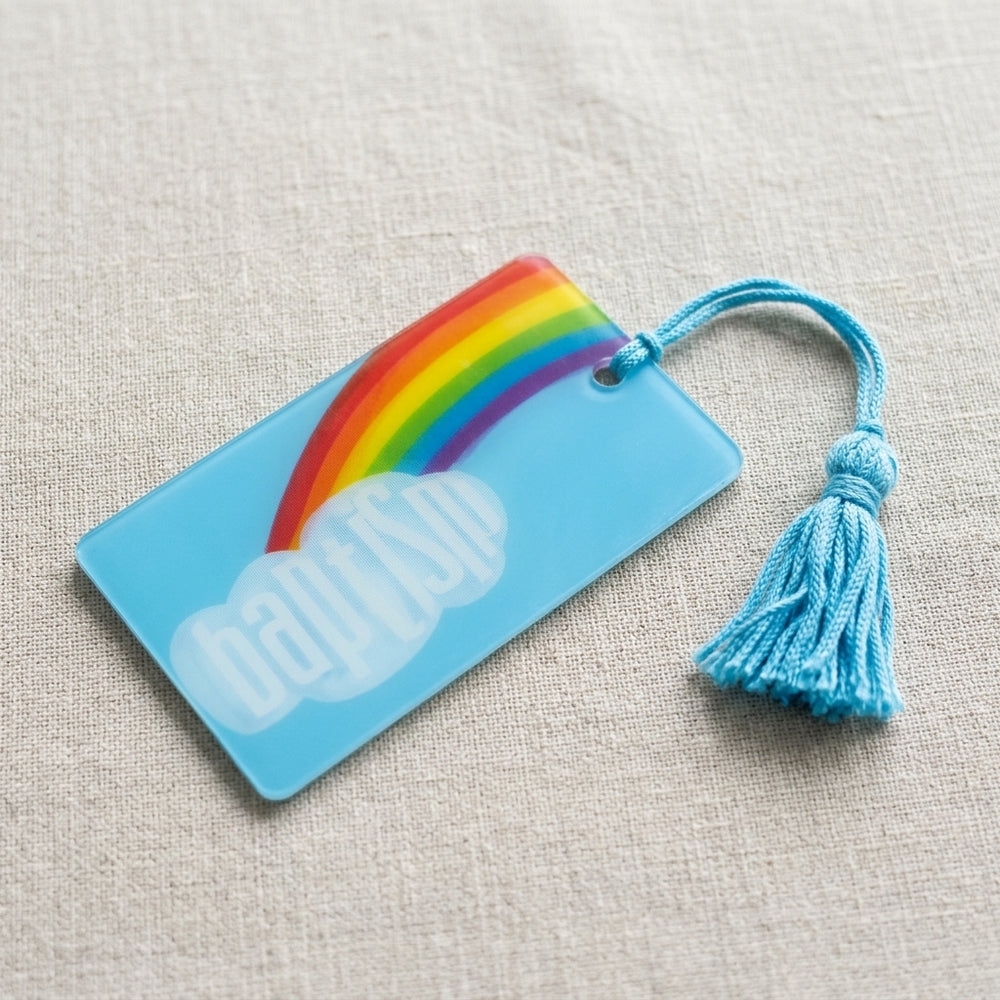 Rainbow 3D Baptism Bookmark