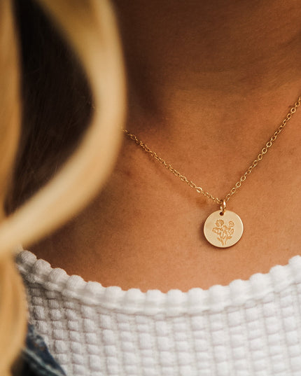 Wildflower Necklace- God has a beautiful plan for your life