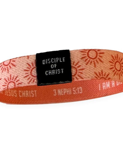 I Am A Disciple Of Jesus Christ Reversible Woven Wristband