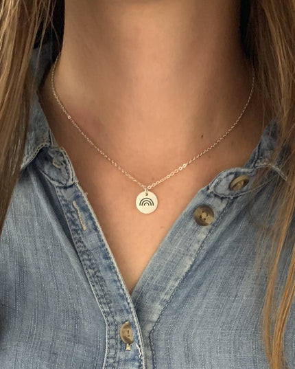 Rainbow Baptism Necklace