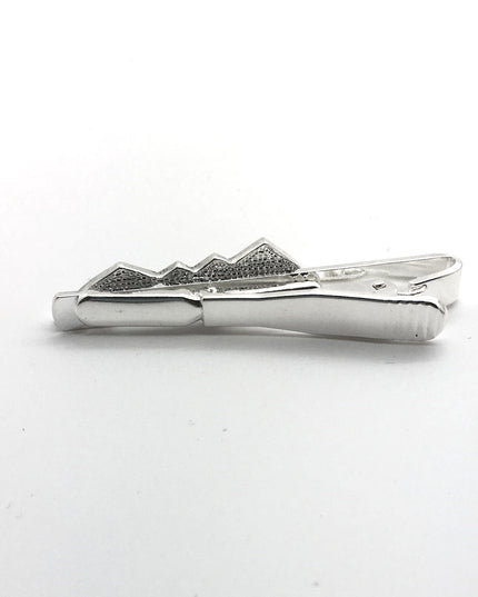 Mountain tie clip