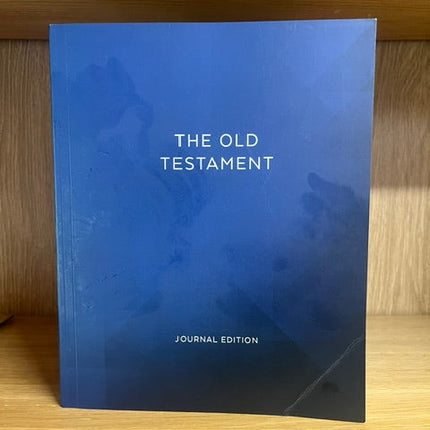 *** PRELOVED/SECOND HAND*** Old Testament Journal. Large Print Blue