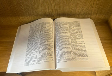 *** PRELOVED/SECOND HAND*** Old Testament Journal. Large Print Blue