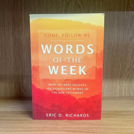 ***PRELOVED/SECOND HAND*** Come Follow Me Words of the Week.