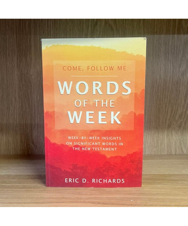 ***PRELOVED/SECOND HAND*** Come Follow Me Words of the Week.