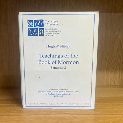 ***PRELOVED/SECOND HAND*** Teachings Of The Book Of Mormon, Vol. Two. Hugh Nibley