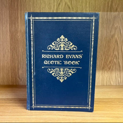 ***PRELOVED/SECOND HAND*** Richard Evan’s Quote Book (Blue)