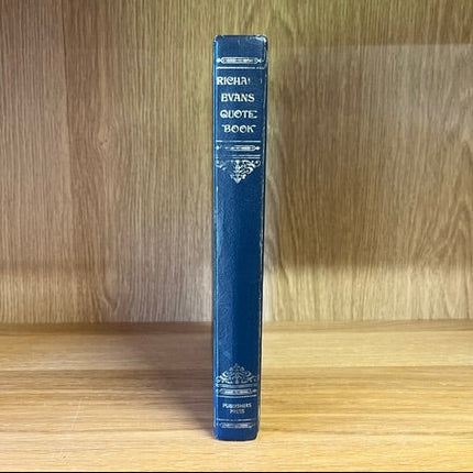***PRELOVED/SECOND HAND*** Richard Evan’s Quote Book (Blue)