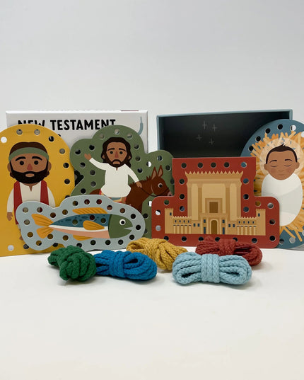 New Testament Lacing Cards