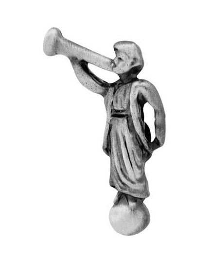Angel Moroni Antique Silver Plated Pin