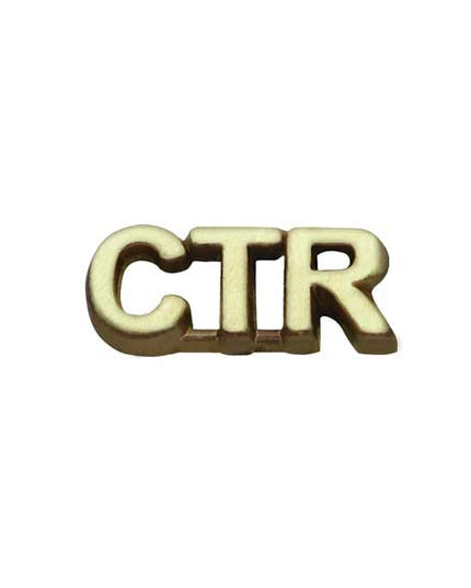 CTR Antique Gold Plated Pin