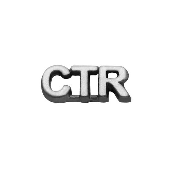 CTR Antique Silver Plated Pin