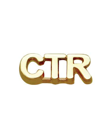 CTR Shiny Gold Plated Pin