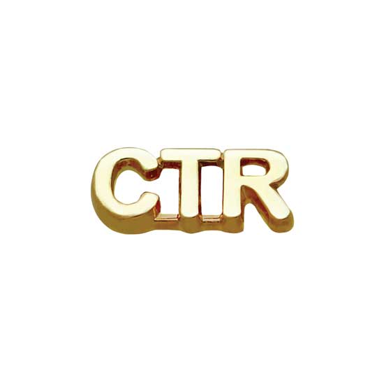 CTR Shiny Gold Plated Pin