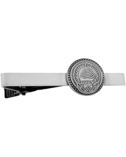 Temple Doorknob Antique Silver Tie Bar