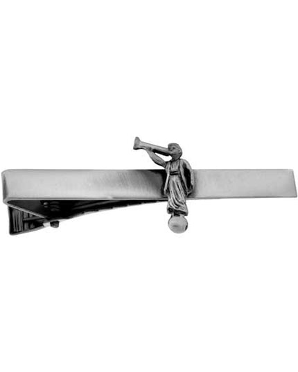 Angel Moroni Antique Silver Tie Bar
