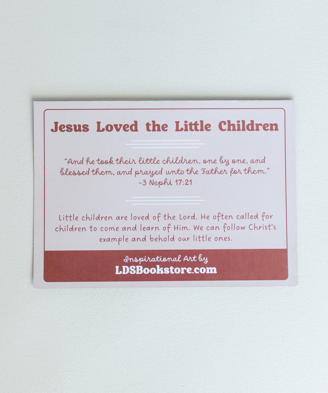 Jesus Loved the Little Children 5x7 Print