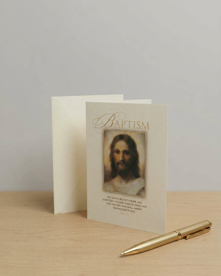 Hoffman's Christ Baptism Card