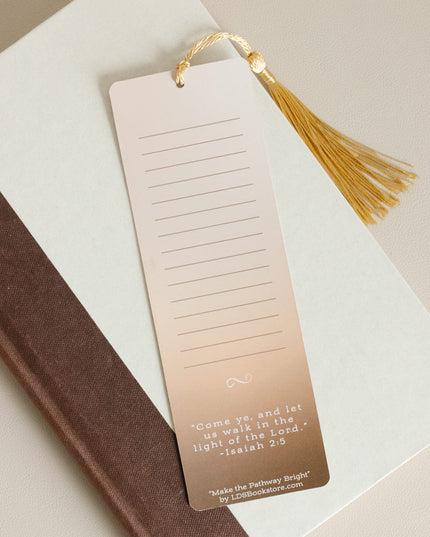 Make the Pathway Bright Bookmark